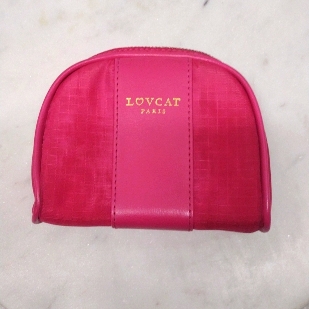 LoveCat Paris Pink Small Pouch Bag